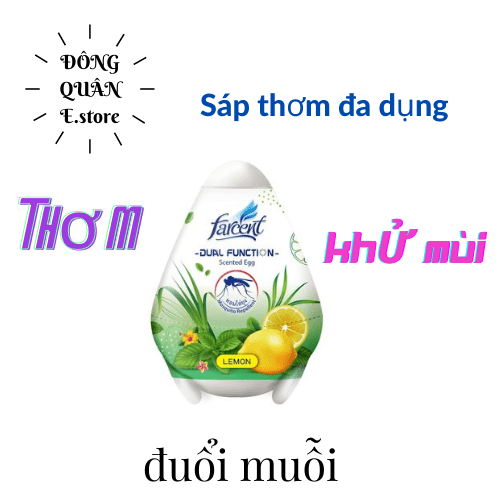 Sáp thơm nhà vệ sinh tốt nhất Farcent hương chanh xả thiên nhiên